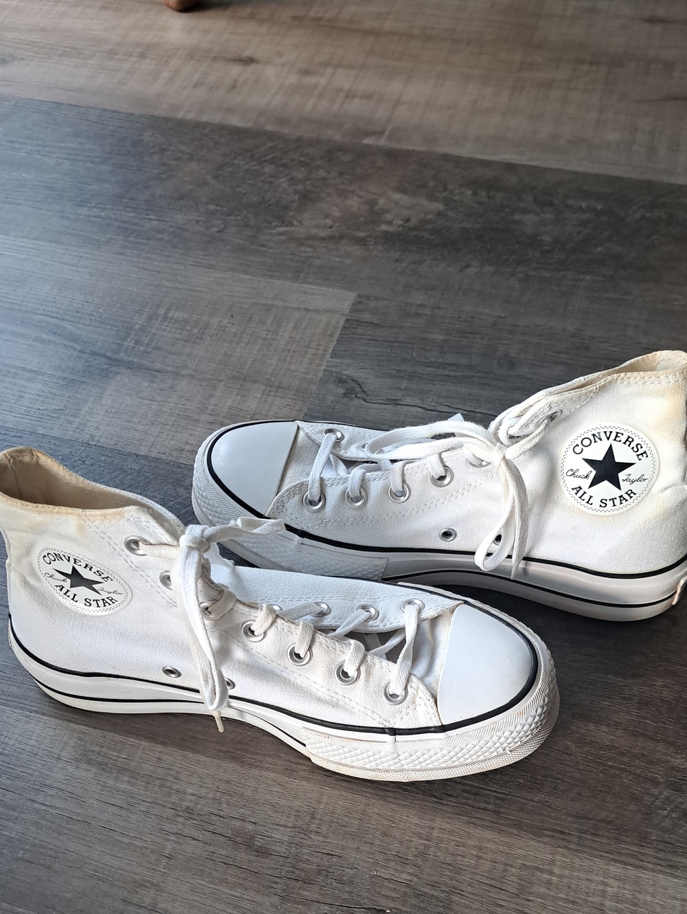 Converse Chuck Taylor CTAS Lift Hi Women's Platform White/Black/White Sz. 7 ½